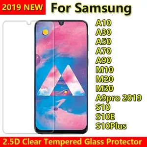 2.5D Clear Tempered Glass Phone Screen Protector For Samsung Galaxy A10 A20 A20Core A20E A30 A40 A50 A60 A70 A80 A90 A10E A9 PRO 2019 GLASS