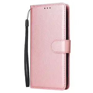 Rose Red Wallet Cell Phone Cases PU Leather Mobile Bags Coque Fundas Flip Back Cover For 13 pro max 50pcs/set