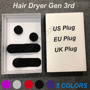 Gen3 3rd Generation No Fan Hair Dryer Professional Salon Tools Blow Dryers Heat Fast Speed Blower Hairdryer