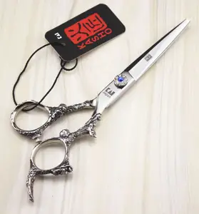 new arrival professional barber hair cutting scissors KASHO 6.0 inch 9CR dragon handle S2563