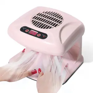 Nail Art Air Dryer And Cold Polish 300W Timing Fan Blow For Both Hands Feet 241118