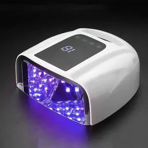 Not Rechargeable 96W Mirror Reflective Bottom Nail Lamp Gel Polish Dryer Manicure Machine UV Light for Nails Nail UV LED Lamp W250513
