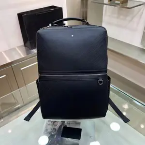 Men&#039;s Backpack Luxury Designer Laptop Bag Computer Bag Schoolbag With Zipper Genuine Leather Fashion Large Capacity Fashion Backpacks Casual Traveling Bag