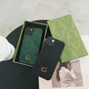 Green Diamond Cell Phone Cases Fashion 17 17pro 17promax 14 14pro 13promax Case 12pro for 11pro 13 12promax 11