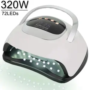 320W SUN X21 MAX 72 LEDS UV LED Nail Lamp For Gel Nail Polish Professional Nail Dryer Light With Timer Auto Sensor Nail Art Tool 240620