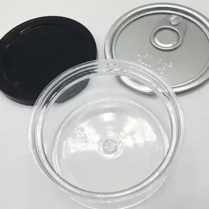 Tin Packing Press Tin Tuna Can 3.5g Packing Packaging Aluminum Storage Containers Cans Tea Container Box Color Plastic Bag Can Box Sticker Clear Lid Packaging Bottles