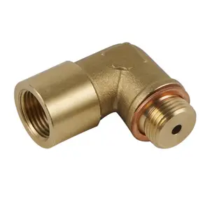 Universal Brass Fitting M18 x 1.5 Connector Plug Kit Exhaust 90 Degree O2 Oxygen Sensor Spacer Extender Tools P0420 P0430