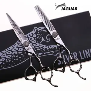 6 hair scissors Professional Hairdressing scissors set CuttingThinning Barber shears High quality Silver styles 241018
