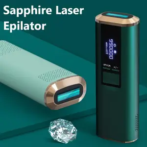Epilator Sapphire Laser Epilator IPL Hair Removal Device Women Men Home Photoepilation Painless Facial Ice mode Pulsed Light Epilator