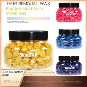 Epilator No Depilation Paper Wax Hard Bean Nose Hair Wax Treatment Grain Depilation Wax Bean 150g Canned Pearlescent 4 Colors