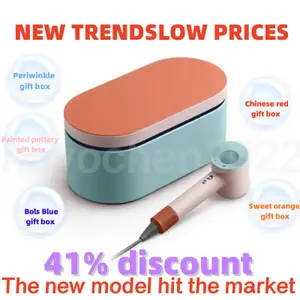 Electric Hair Dryer High Power Salon Hair Care Styling Tools Products 5 In 1 Hairs Comb Electric Dryer 08 - Perfect Holiday Gift Box