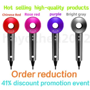 Electric hair dryer HD08 high-speed high-power negative ion hollow blade brushless motor salon dedicated constant temperature hair e and hair care hair dryer