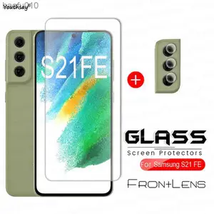 For Samsung Galaxy S21 FE Glass for Samsung S21 S20 FE Glass Phone Screen Film Protector For Samsung Galaxy S21FE Tempered Glass L230619