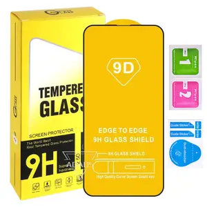 9D Tempered Glass Phone Screen Protector For iphone15 14 pro max 13 12 11 XR XS 8 7 6 Samsung A03S a30S A20S A02S A22 with retail package