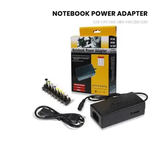 Universal 96W Laptop Power Adapter Multi-functional Adjustable 12-24V Notebook Power Supply Charger With 8 Connectors For Lenovo Dell HP Asus Notebook