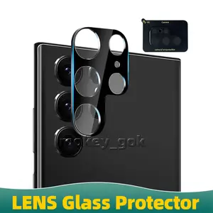 2.5D Clear Phone Back Camera Protector Glass Lens Cover For Samsung Galaxy S22 S22 Plus S22 Ultra Screen Protector Black S23 S21 FE Z FOLD 2 4 A52 A22 4G 5G