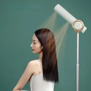 Hair Dryers Pinshile Vertical Hair Dryer Negative Ion Hair Care Lazy Children Standing Floor Remote Control Hair Dryer Home Artifact Hair 230821