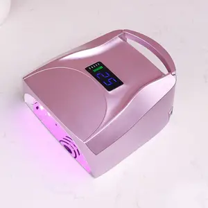 Nail Dryers High Power 96W Rechargeable Lamp UV LED Dryer Red Light Beads for Curing Polish Manicure Electric Acetone Protect 230323