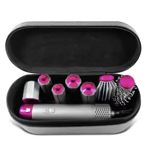 Leather Box Curling Irons 7 In 1 One Step Hair Dryer Volumizer Rotating dryer Curler Comb Brush Dryers For Styling Tool