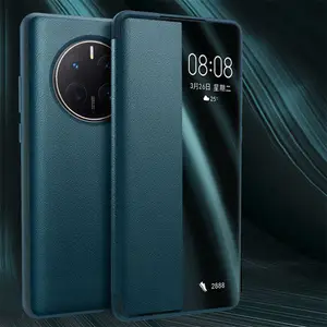 Cell Phone Cases Dome Cameras 360 Full Coverage Shockproof Flip Phone Case For Huawei P50 P40 Pro Plus Lite P30 Mate 50 40 30 20 RS 20X 10 Pro 9 Folding P230317