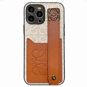 fashion Luxury card band iphone15 mobile phone case for Apple 14 leather soft edge 12promax