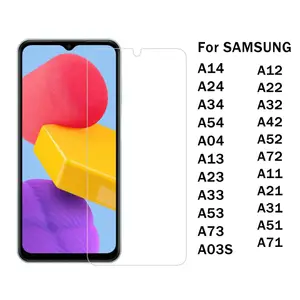 2.5D Clear Tempered Glass Screen Protector for Samsung Galaxy A14 A24 A34 A54 A13 A23 A33 A53 A73 A11 A21 A31 A51 A71 wholesale phone glass