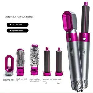 Electric Hair Dryer Curling High Quality Professional 110 220V Iron Ceramic Curler Hair Waver Styling Tools Styler Straighteners Curler 5 in 1 Electric Curling