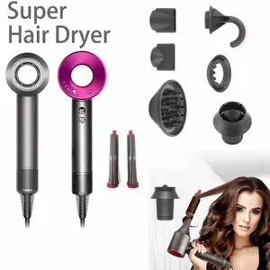 Hair Dryers Negative Ionic Professional Salon Blow Powerful Travel Homeuse Cold Wind