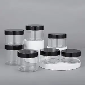 30ml 40ml 50ml 60ml 80ml accessories Thin Mint Cookies Food Candy plastic Empty PET Clear jar bottles packaging tank dry herb flower Container Customizable SN4241