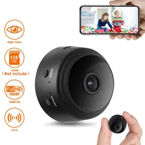 Camcorders Indoor Antitheft Mini Camera Night Vision Baby Room Monitor Magnetic WiFi 1080P HD ip Remote Mobile Phone Monitoring USB 230225