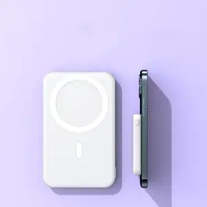 For iPhone X XS 11 XR 12 13 Pro max Battery Pack MagSafe Real 5000mAh Capacity Power Banks Wireless Charger Powerbank with Official Retail Box