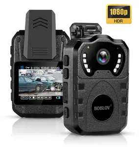 BOBLOV WN10 1080P HD Body Cam Portable IR Night Vision Police Camera 175 Degree Security 64GB Mini Camera DVR Video Recorder3518577