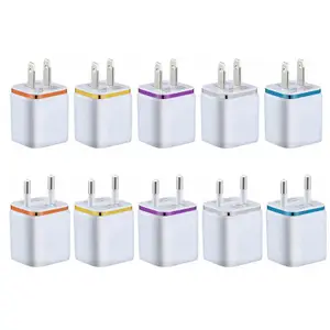 Fast Adaptive Wall Charger 5V 2.1A USB Power Adapter Cell Phone Chargers Phone Plug