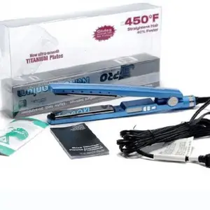 1 3/4 Professional Fast Hair Straighteners hair&#039;s Iron flat iron nano titanium 450F temperature Plate EU/US plug