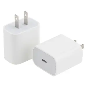 Wall Chargers 20W PD Fast Charging Power Adapter Type C Charger US Plug for Samsung Xiaomi Mobile Phone