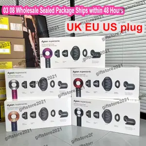 HD08 hd03 3rd Generation Hair Dryer For Dyson Fanless Vacuum Hair Dryer Full Label Sealed Packaging EU US AU UK plug
