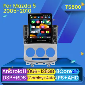 Android Player Auto Carplay Car dvd Radio Stereo for Mazda 5 2005-2010 Video Multimedia GPS Track BT No 2 DIN