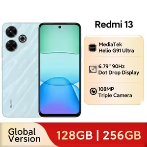 Global Version Xiaomi Redmi 13 Smartphone 108MP super clear camera MediaTek Helio G91 Ultra 33W fast charging 5030mAh battery