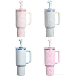 40oz Water Bottles LoveShackFancy Cups Stainless Steel Tumblers With handle Lid And Straw Travel Car Mugs All Day Julienne Mini Soft Cooler Lunch Bag Boxes 1218