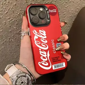 Coke iPhone16/15/14/13 mobile phone case new iPhone11/12promax soft shell xr/xs anti-fall