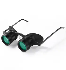 10X Telescope Low Light Night Vision Magnification Green Film Binoculars 10x34mm Opera Fishing Glasses Football Game4754766