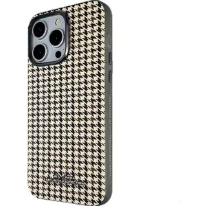 DHgargets New Houndstooth Compatible with Apple 16 Max Magnetic Phone Case 15 Pro Skin Feel 14 Shockproof Protective Cover