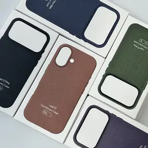 Offical Magsafe TechWoven Phone Case For 17 Pro Max 17pro 17 Air Cases Wireless Charging Back Cover With Box