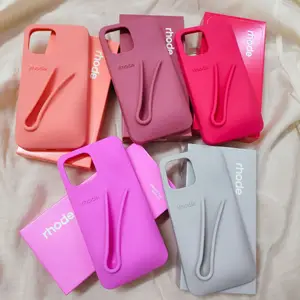 2025 Fashion New Arrivals Phone case For Rhode phonecase designer phone case Lipstick case Design Lip Gloss Lip Balm 3D Silicone For 16 pro max 15 pro 14 13 12 cases