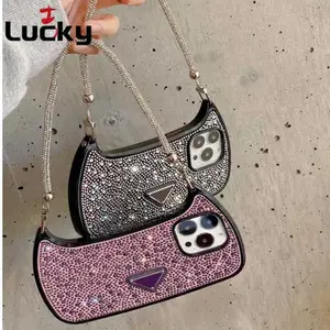 Glitter Sparkle Bling Phone Case Luxury Shiny Crystal Rhinestone Diamond Bumper Phone Protective Cover for Women Z250819
