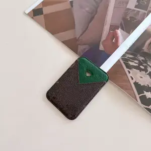 Designer Luxury Magnetic Leather Fashion MagSafe Card Holder Phone Case All Fitted Universal Mini Wallet Work ID Bank Credit Bus Hi Quality Cover Woman Man