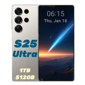 S25 Ultra 5G Cell phones 6.9 inch Android Face ID HD screen Dual SIM card dual standby Portable Camera phone Fast delivery Large battery