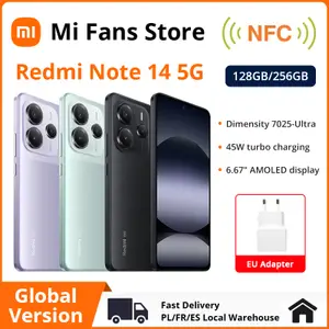 Redmi Note 14 5G Global Version Smartphone NFC MediaTek Dimensity 7025-Ultra 108MP Camera 5110mAh Battery 45W 120Hz
