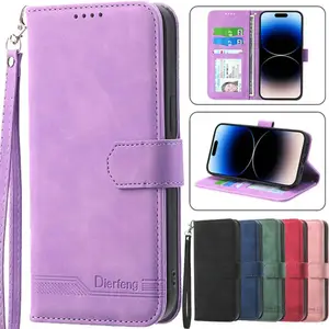 S24 S25 Ultra Leather Flip Case For Galaxy S25 Edge S24 S23 Plus S22 S21 S20 FE Phone Bags Wallet Funda Book Cover Coque 251106