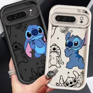 Cool Cute Cartoon For Google Pixel 9 8A 8 7 7A Pro XL 5G Eye Ladder Phone Case Soft TPU Shockproof Cover
